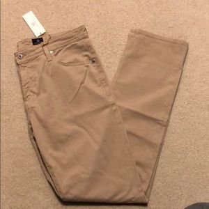 Ag Everett Slim Straight Tan Jeans